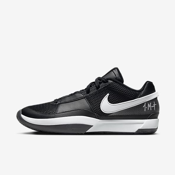 Black and white nike basketball shoes womens sales